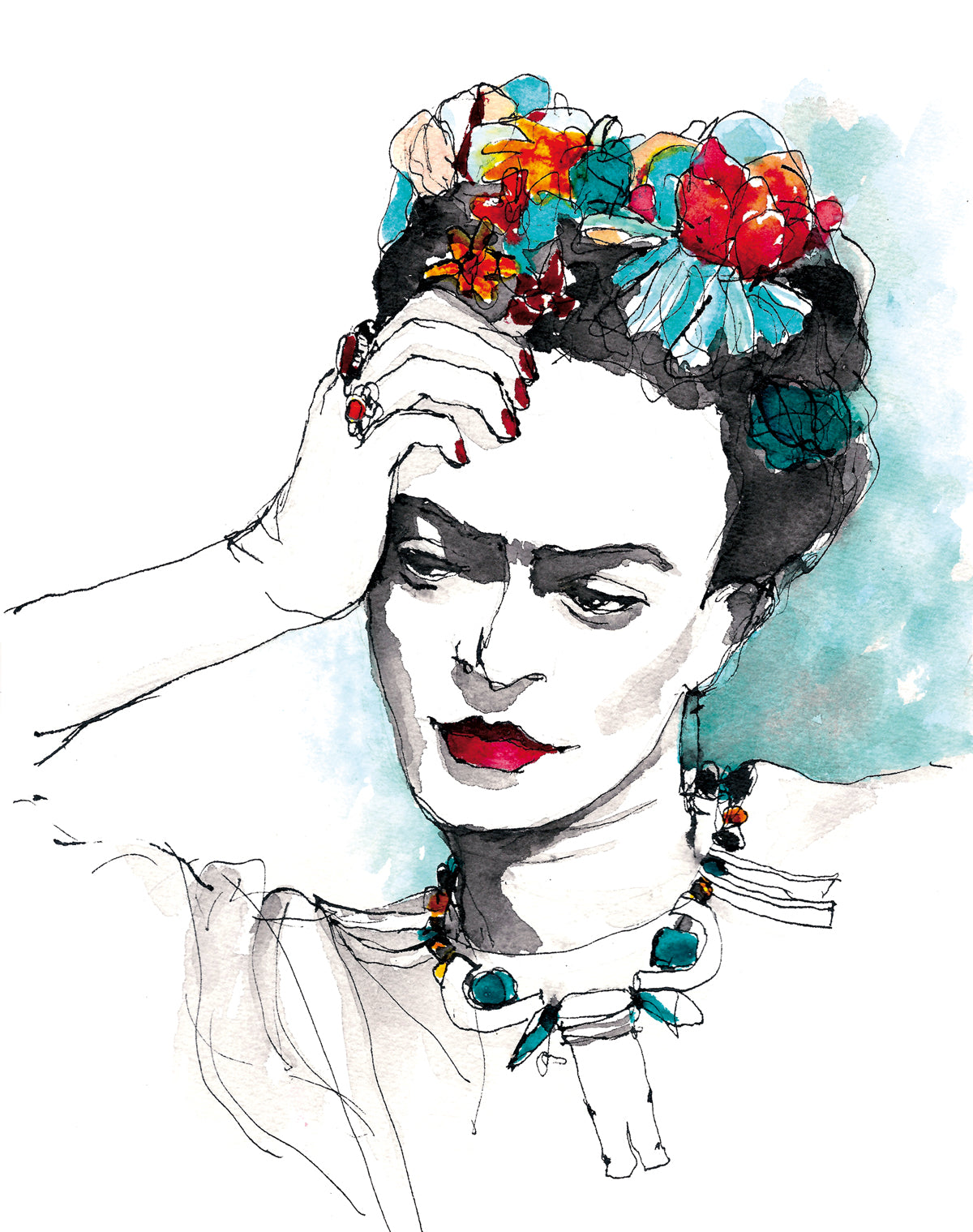Artprint FRIDA / Affiche d’art designed by Blucanari  30x40cm ou 40x50cm