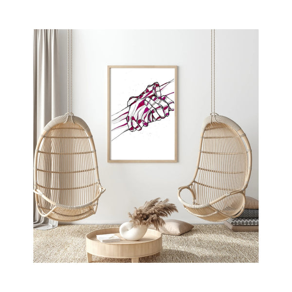 Vital #4 • Affiche d’art Blucanari  40x50cm ou 60x80cm