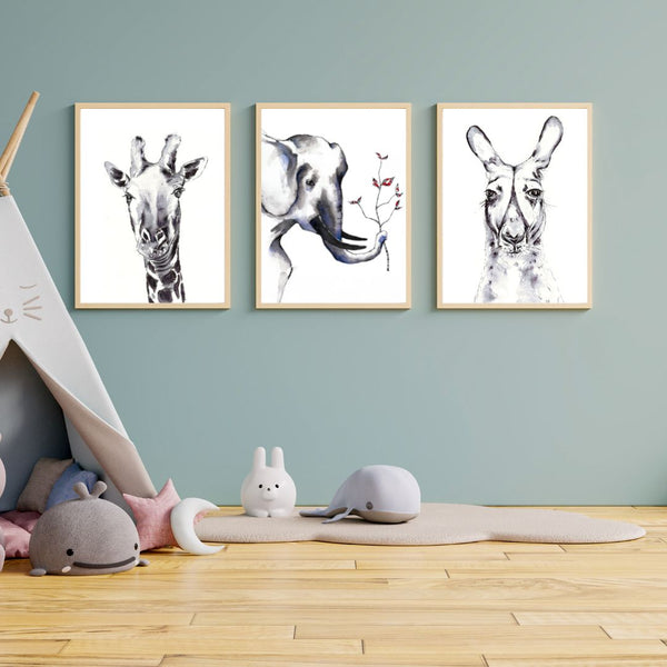 Artprint Elephant / Affiche d’art Blucanari - grand format