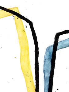 Entre là • Affiche d’art Blucanari  40x50cm ou 60x80cm style abstrait