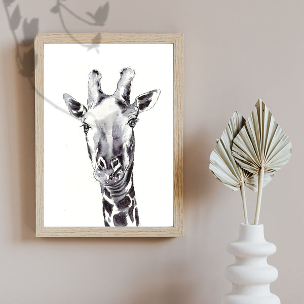 Artprint Girafe • Affiche d’art Blucanari 30x40cm