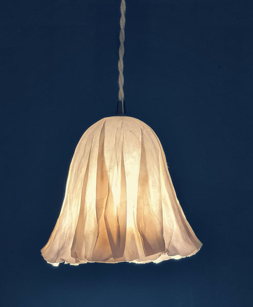 Lampe à suspendre "WAABI" papier japonais blanc