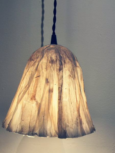 Lampe à suspendre "WAABI" papier chanvre