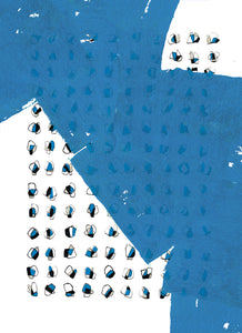 Litanies • Affiche d’art Blucanari  40x60cm ou 60x80cm style abstrait