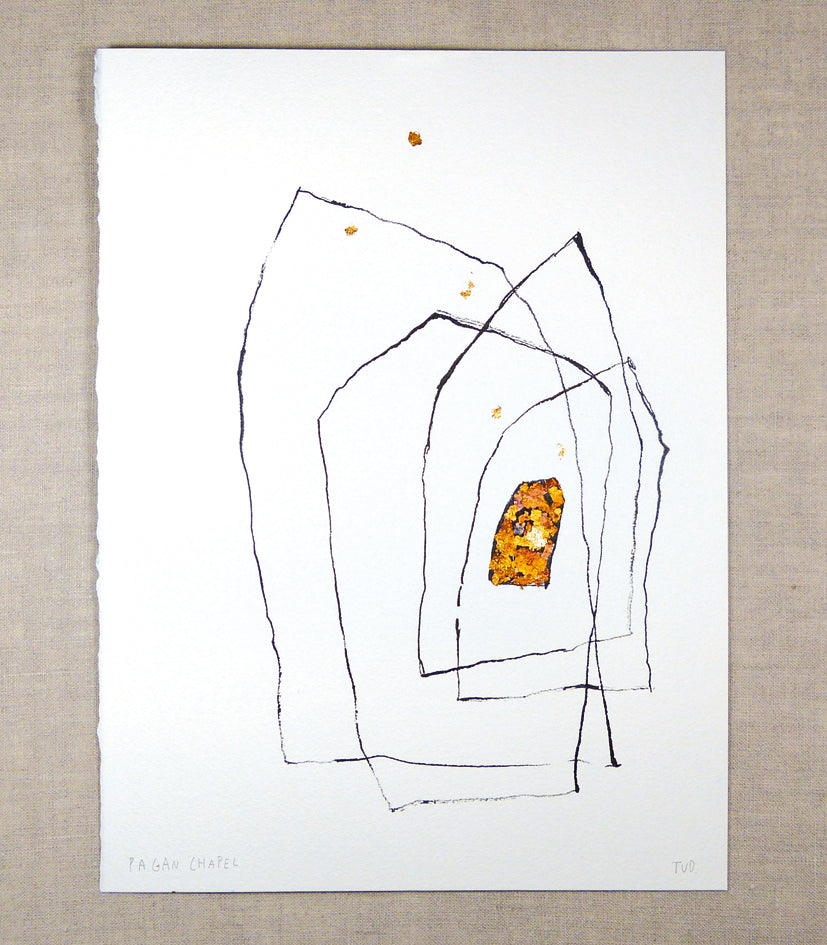 Pagan Chapel - dessin d'art 30x40cm - Tud / Blucanari