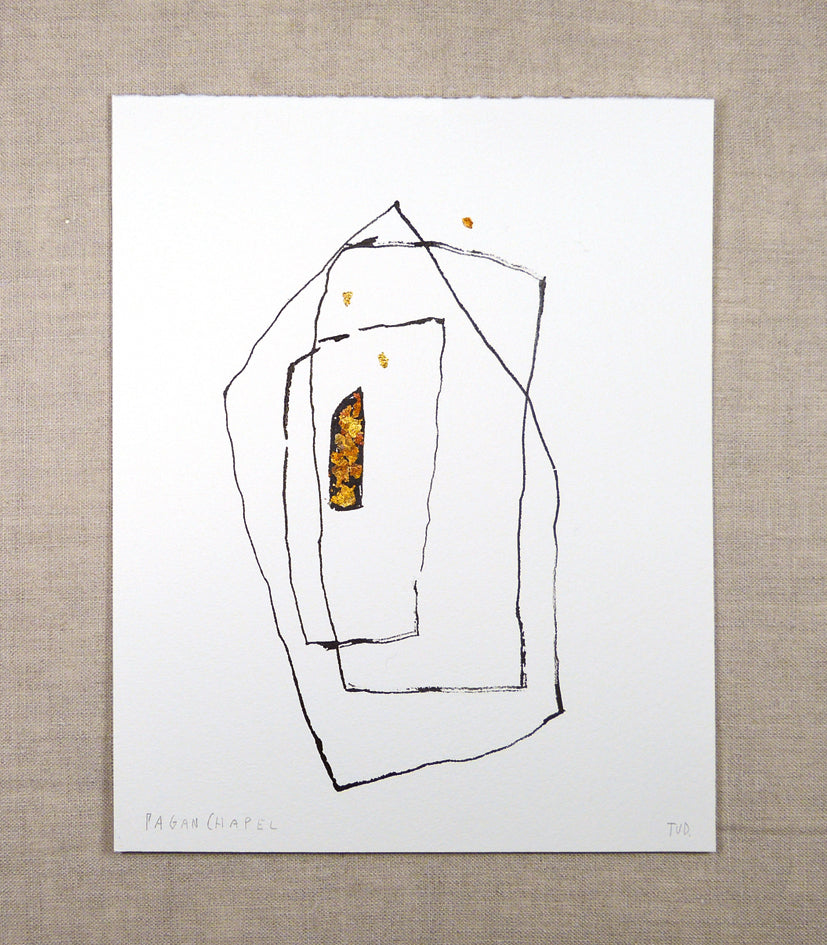 Pagan Chapel - dessin d'art 24x30cm - Tud / Blucanari