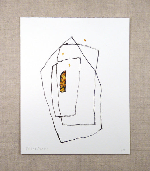 Pagan Chapel - dessin d'art 24x30cm - Tud / Blucanari