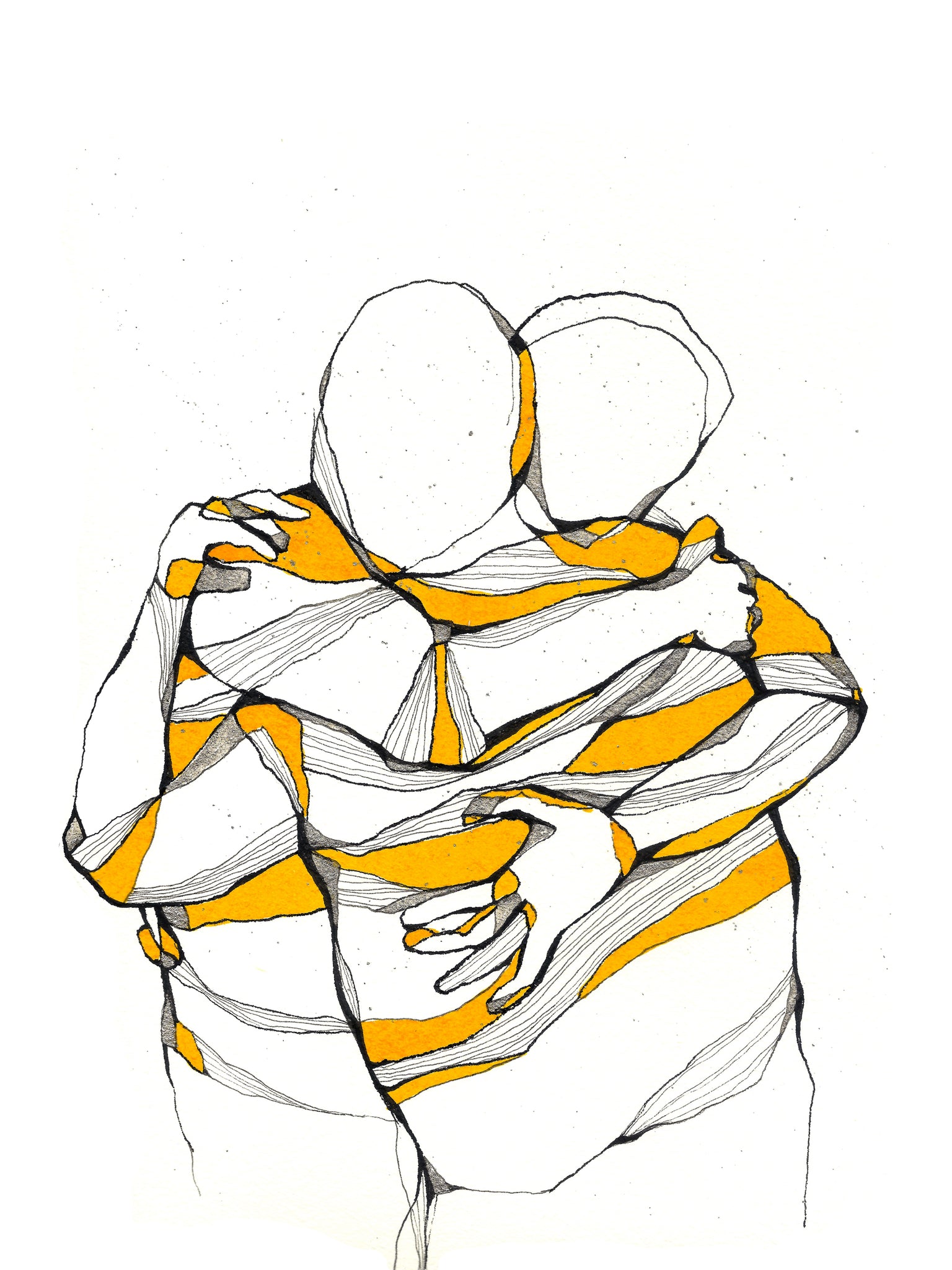 Artprint Vital jaune• Affiche d’art Blucanari  40x50cm