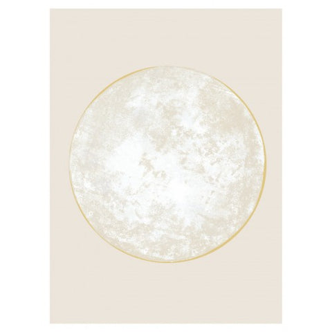 Artprint Exo Moon / Affiche d’art lune beige Blucanari - grand format
