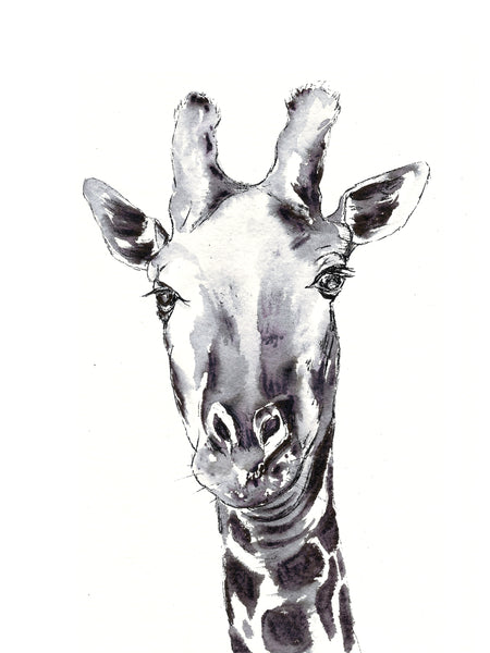 Artprint Girafe • Affiche d’art Blucanari 30x40cm