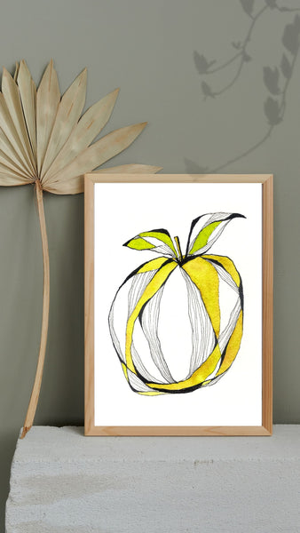 Artprint Pomme • Affiche d’art  Blucanari - 40x50cm