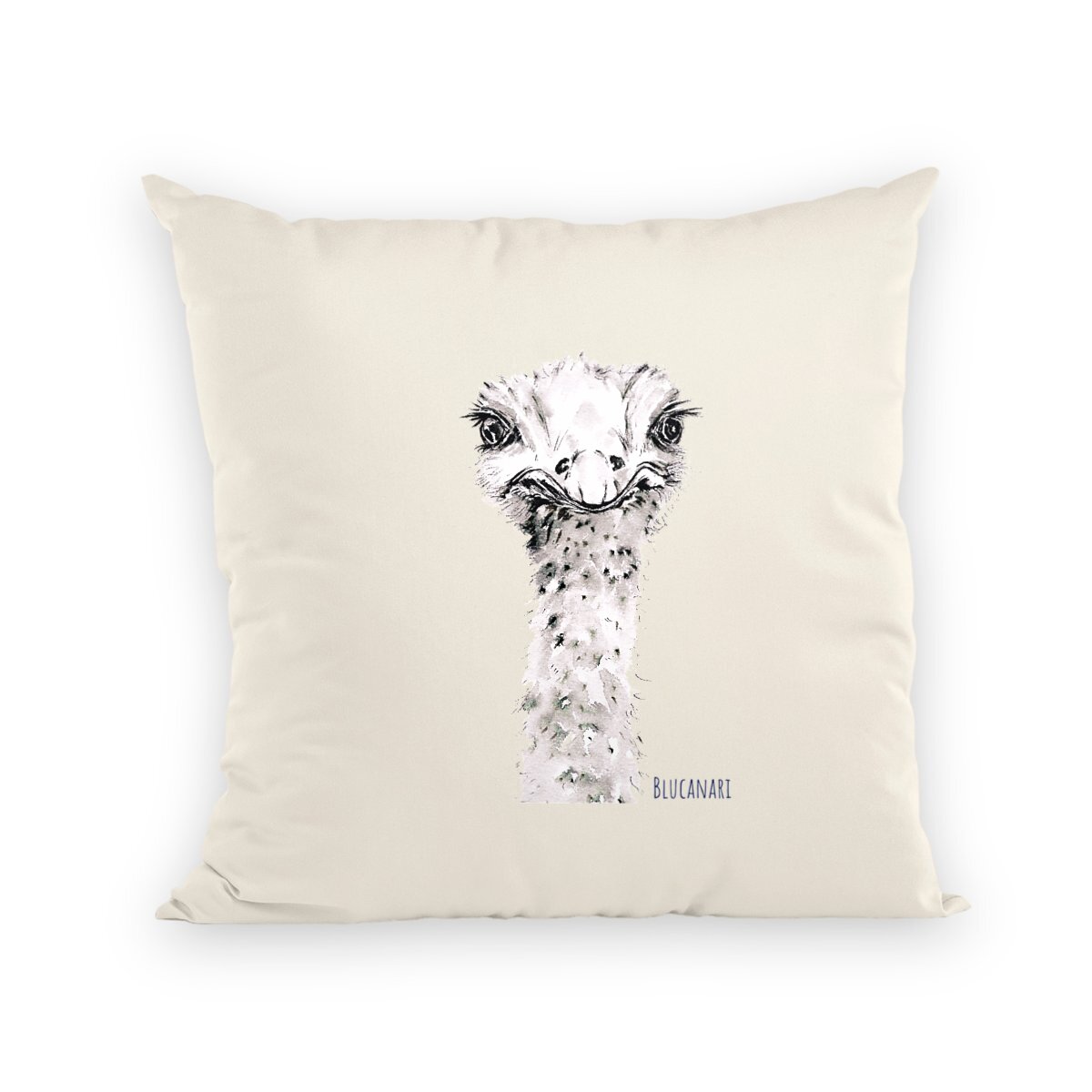 Coussin Autruche - Blucanari